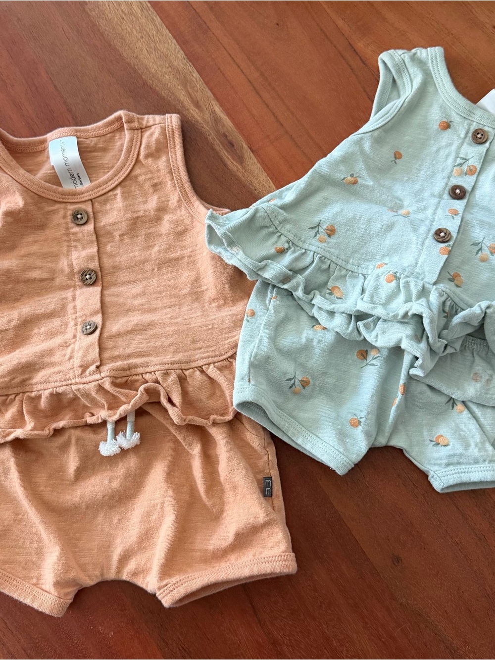 Baby Girl Ruffle Romper Set - 3-6m